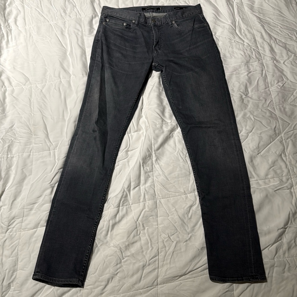 Banana Republic Gray Skinny Jeans 33x34 Stretch Denim 2018 Year Made in Haiti